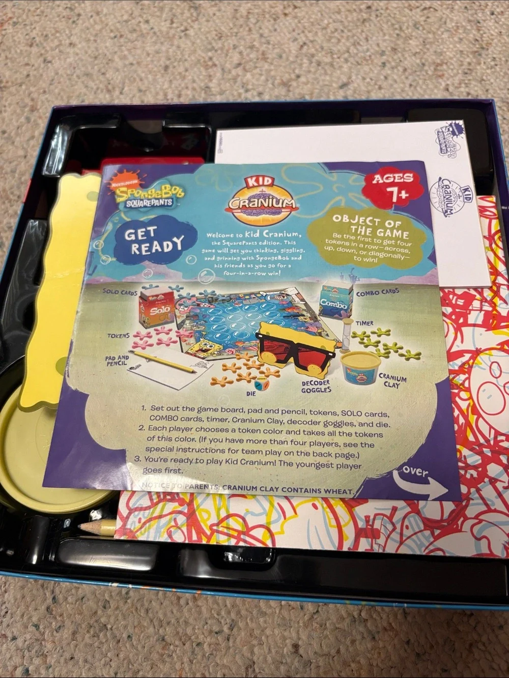 SpongeBob SquarePants Kids Cranium Game - Yellow, Blue, Purple